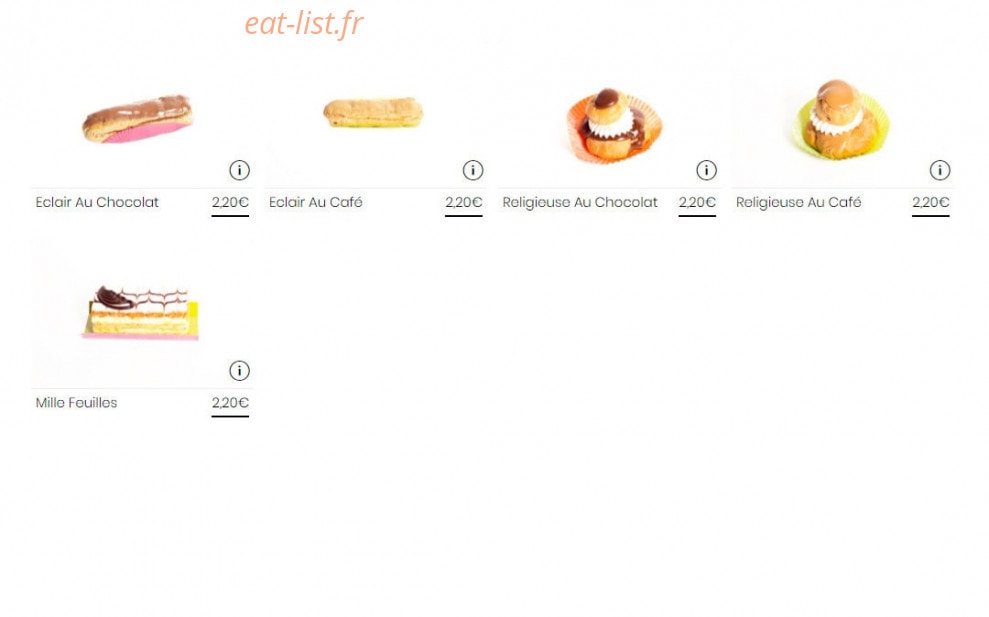 Au Fournil Gourmand — carte page 7