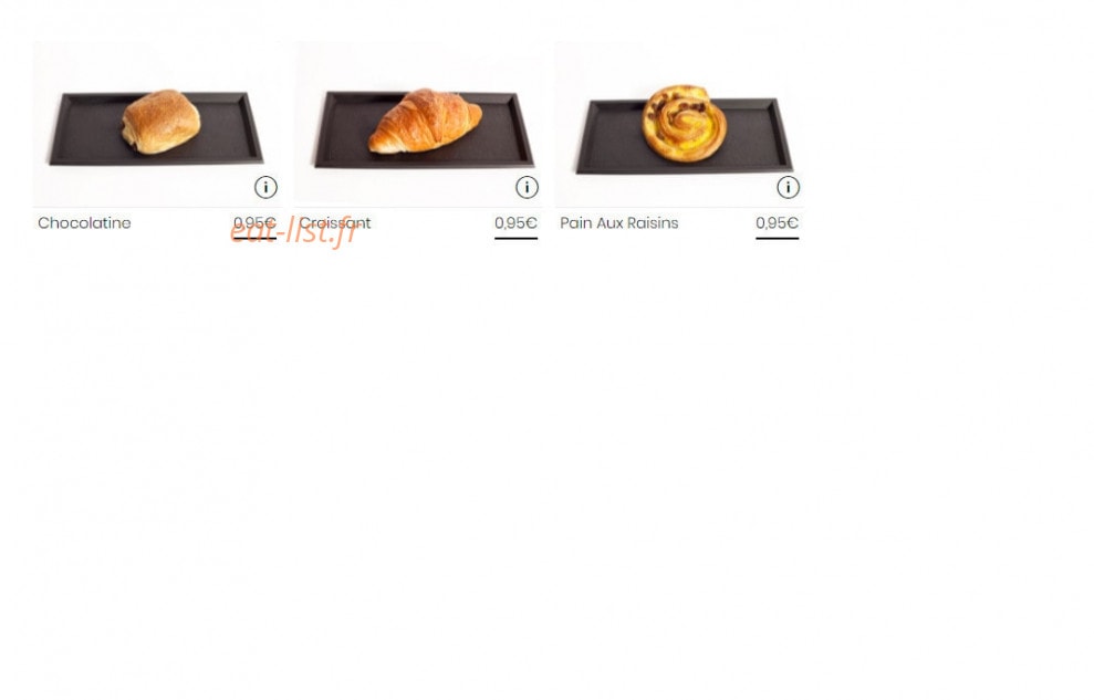 Au Fournil Gourmand — carte page 8