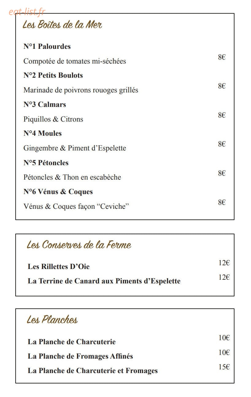 Les Berêts Noirs — carte page 3