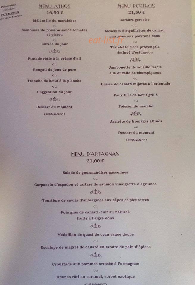 Hotel-Restaurant des Thermes — carte page 2