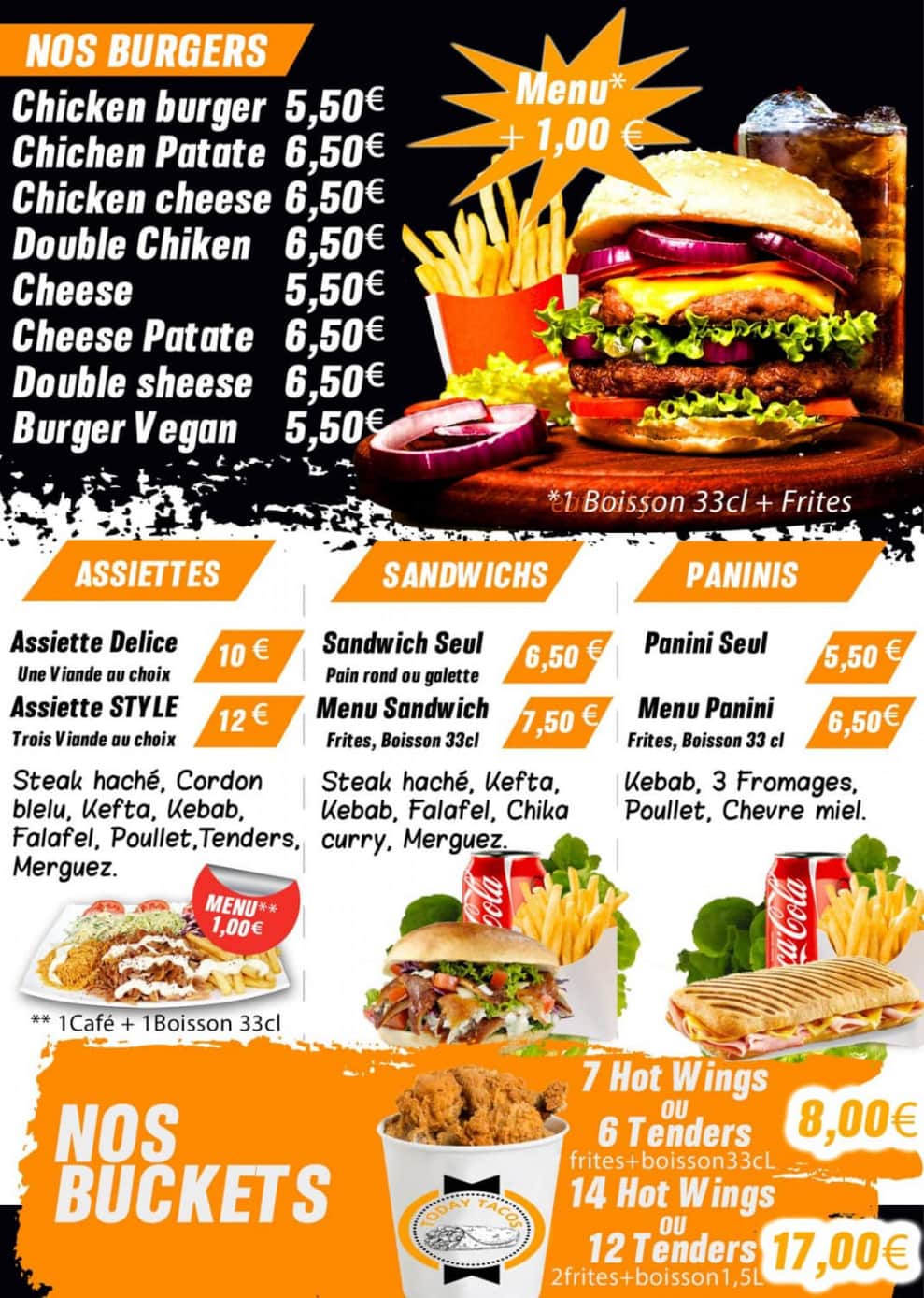 Today tacos — carte page 5