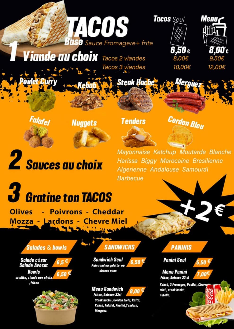 Today tacos — carte page 2