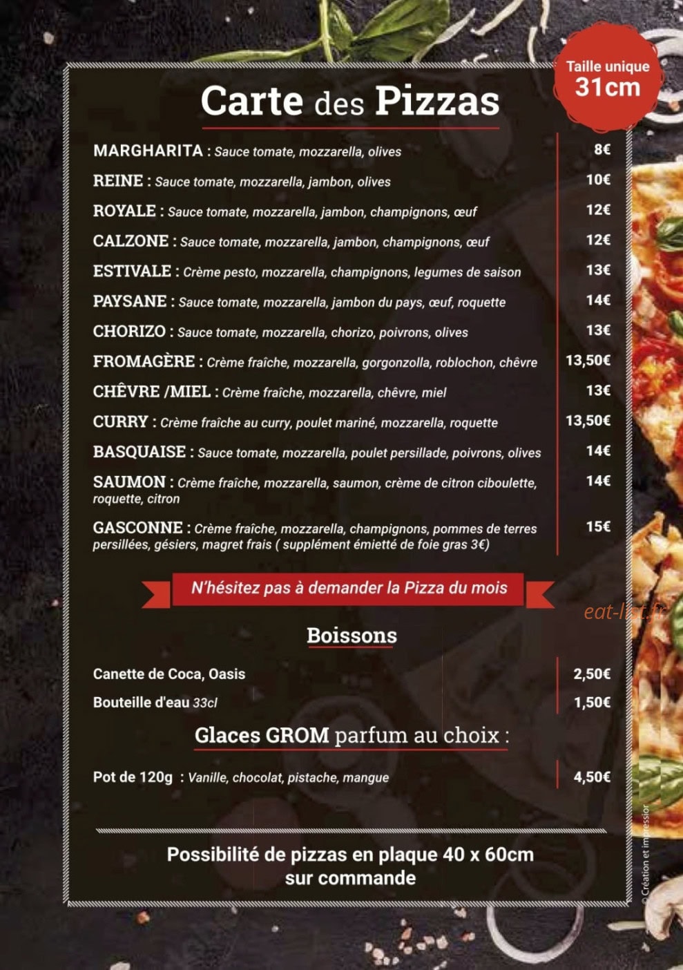 La Terrazza — carte page 2