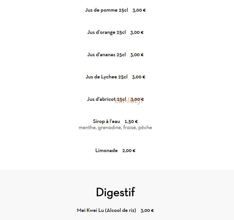 Le Royal De Pavie — carte page 6