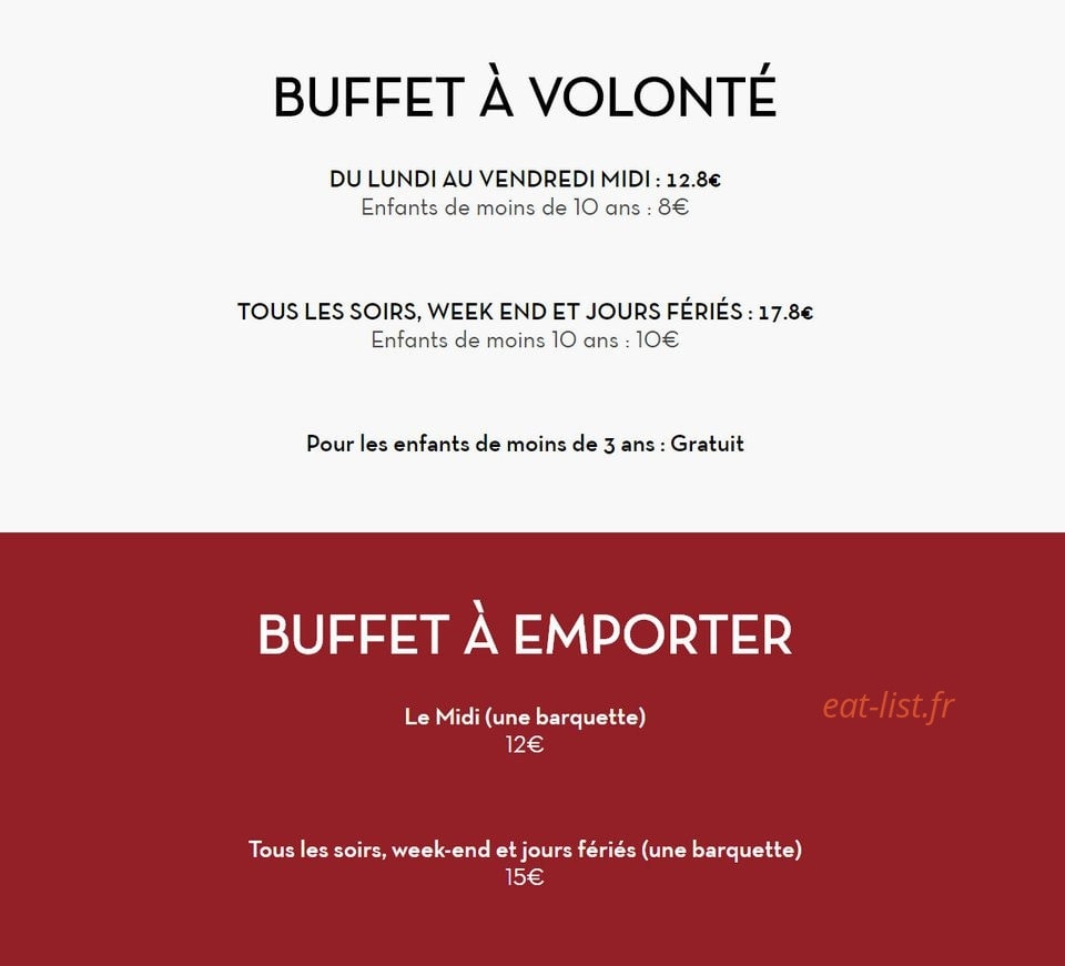 Le Royal De Pavie — carte page 1