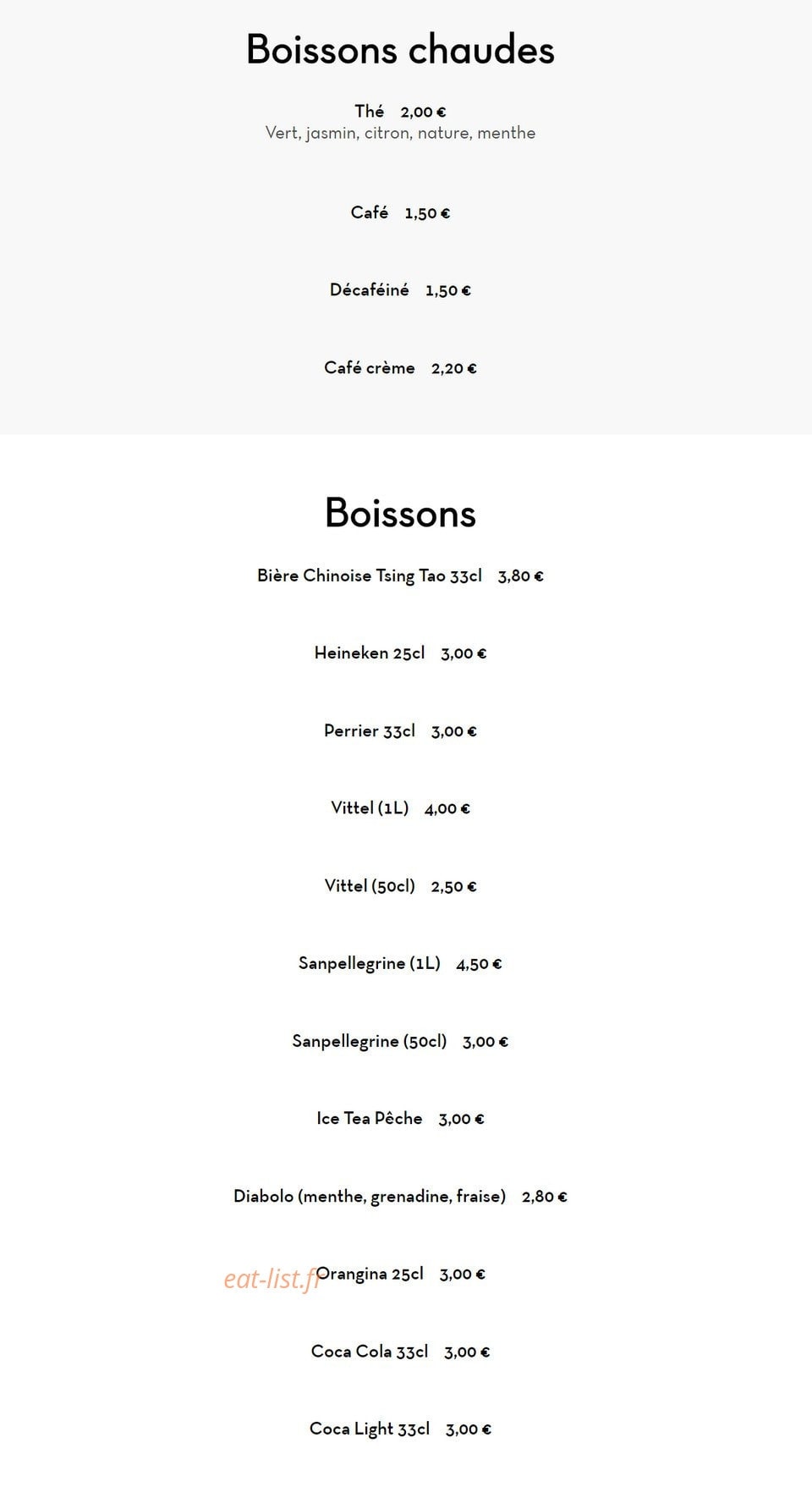 Le Royal De Pavie — carte page 5