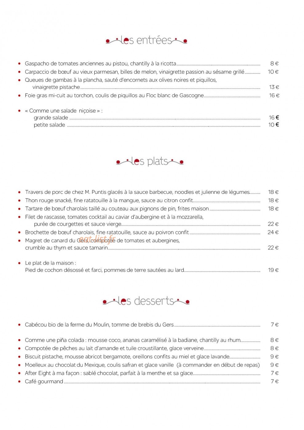 L'échappée belle — carte page 1