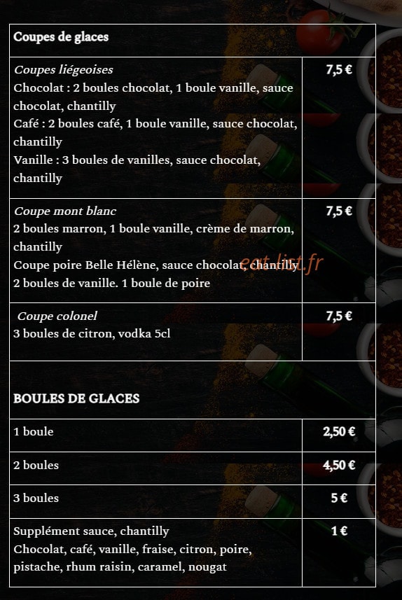 Pizzeria Angelo — carte page 6