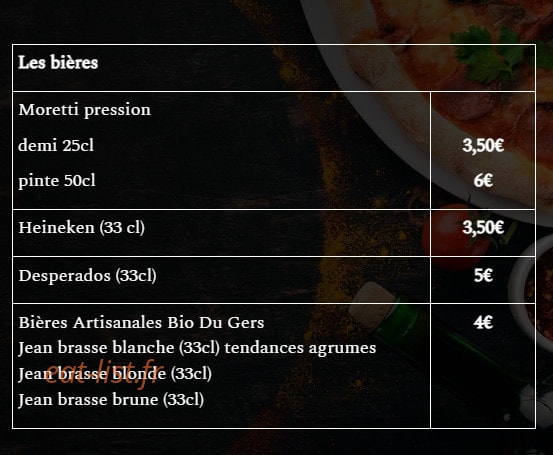 Pizzeria Angelo — carte page 10