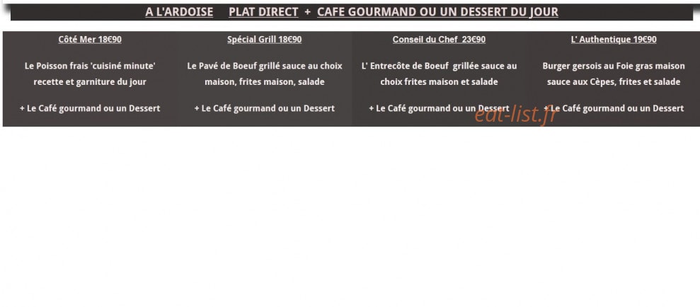 Plein Sud — carte page 1