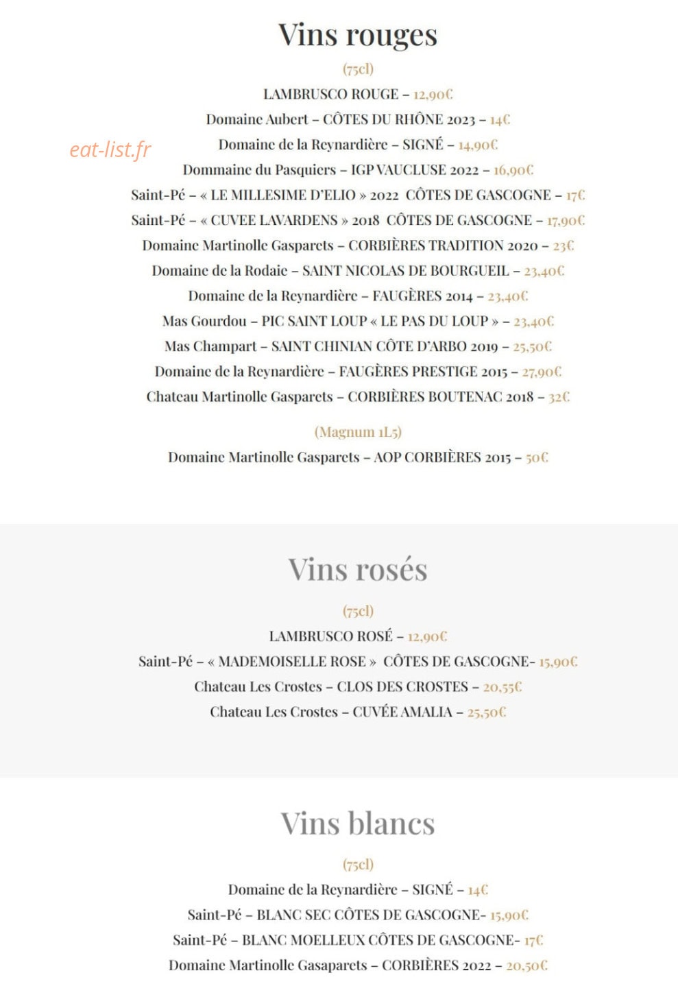 Casa Mia — carte page 6