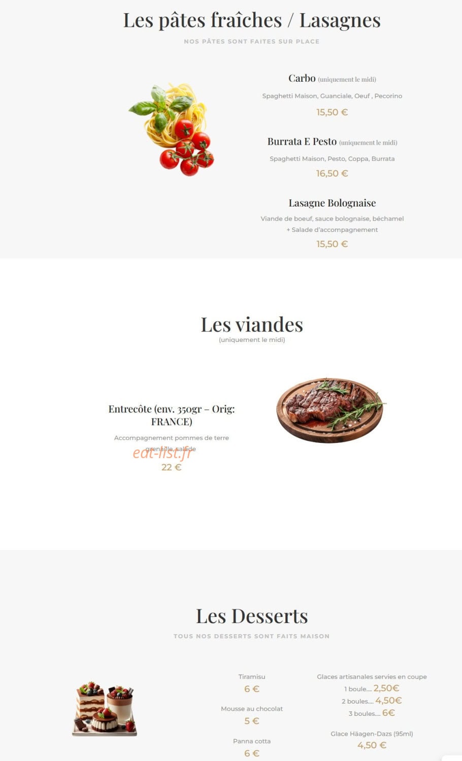 Casa Mia — carte page 5