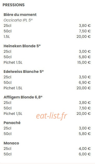 Le Bistrophil — carte page 7