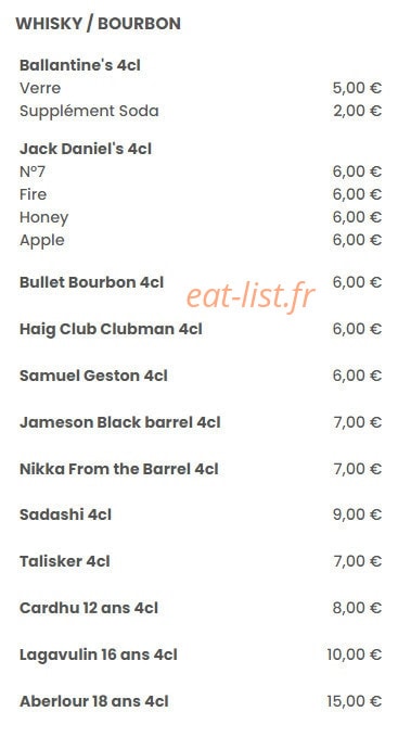 Le Bistrophil — carte page 13