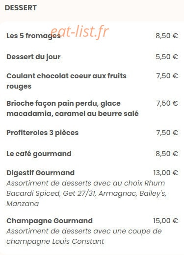 Le Bistrophil — carte page 5