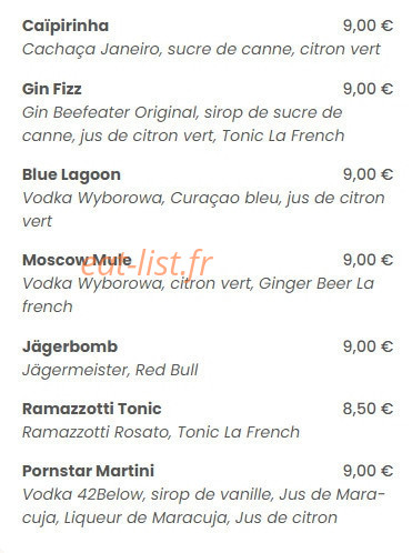 Le Bistrophil — carte page 11