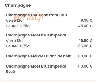Le Bistrophil — carte page 21