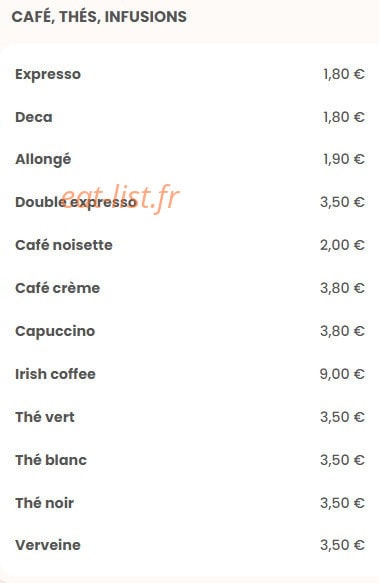Le Bistrophil — carte page 25