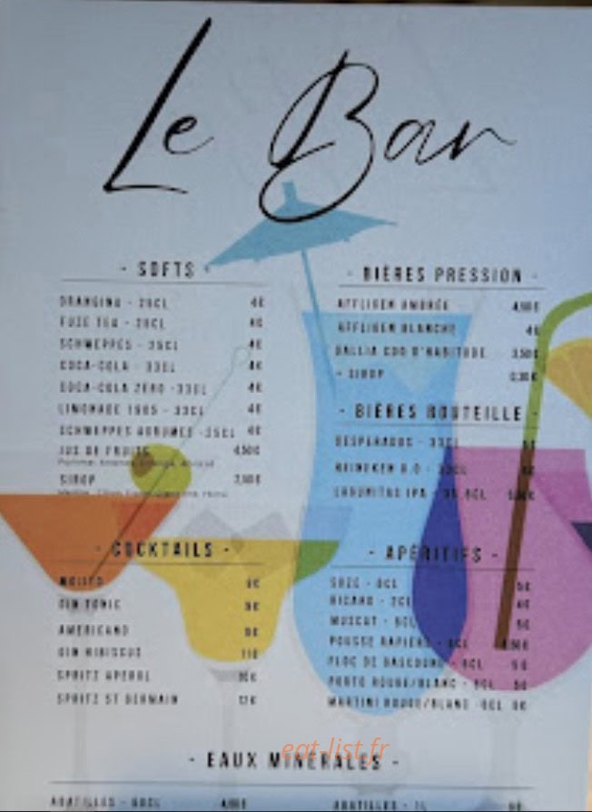 Chez Fabio — carte page 2