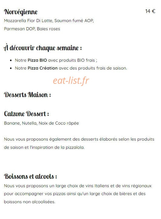 Les Belles Italiennes — carte page 4