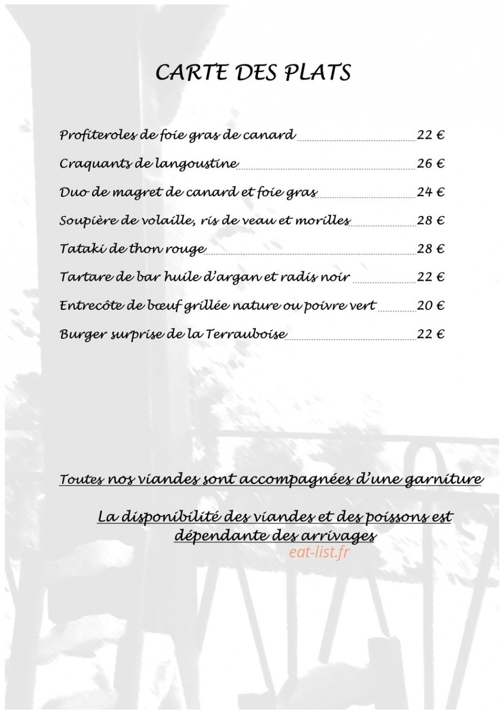 La Terrauboise — carte page 1
