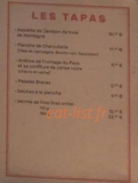 L'Escapade — carte page 1