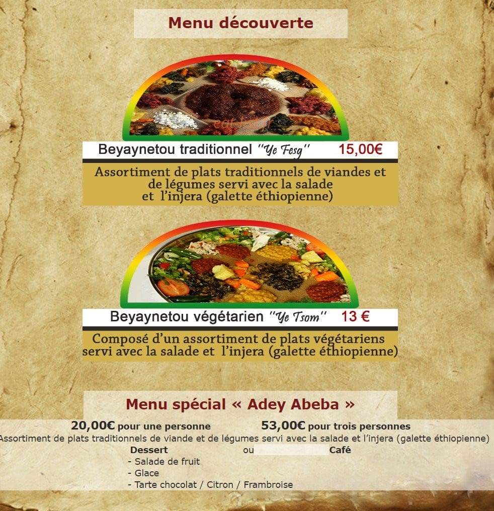 Adey Abeba — carte page 1