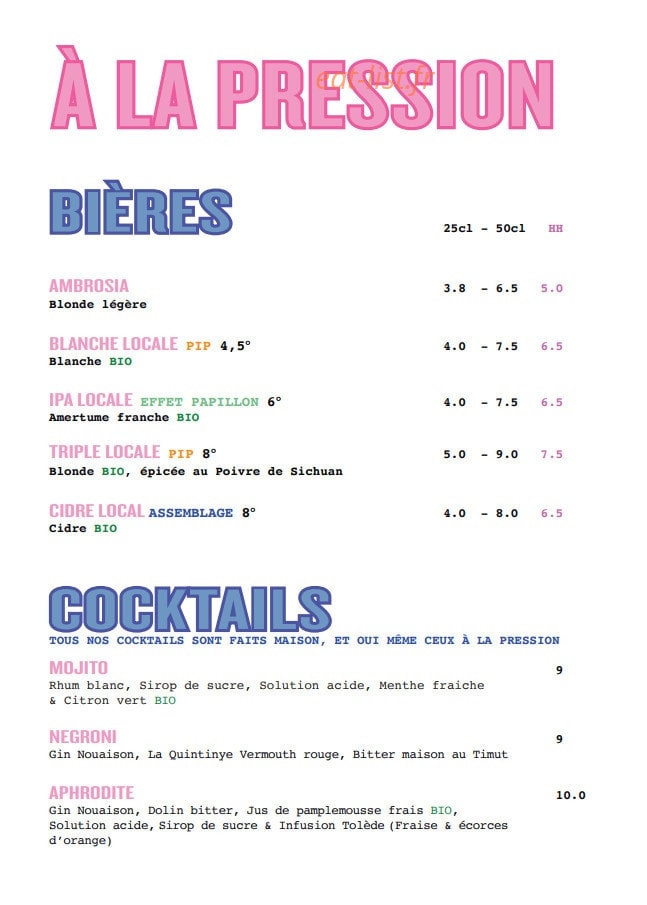 Ambrosia — carte page 5