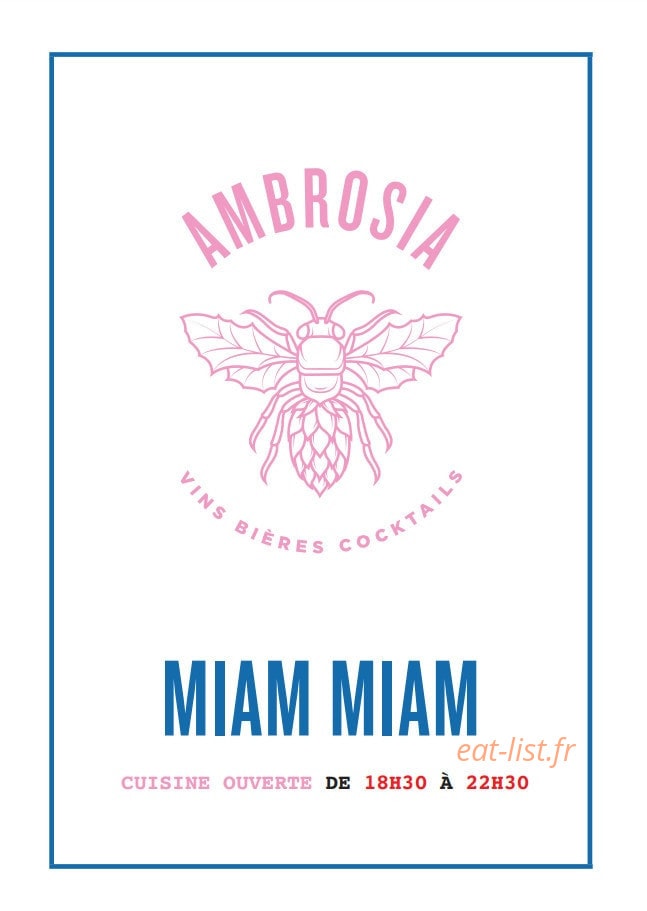 Ambrosia — carte page 1