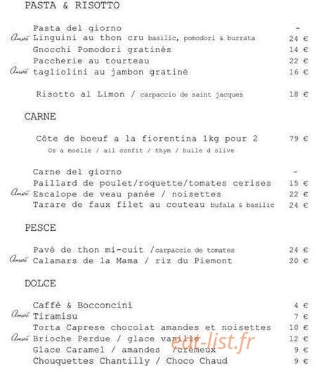 Amore — carte page 3