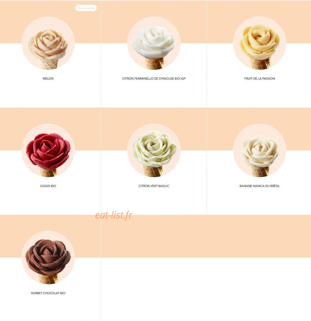 Amorino — carte page 2