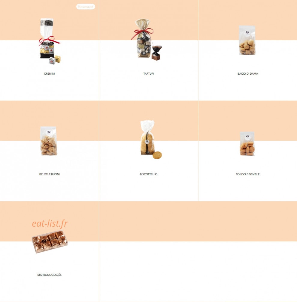 Amorino — carte page 12