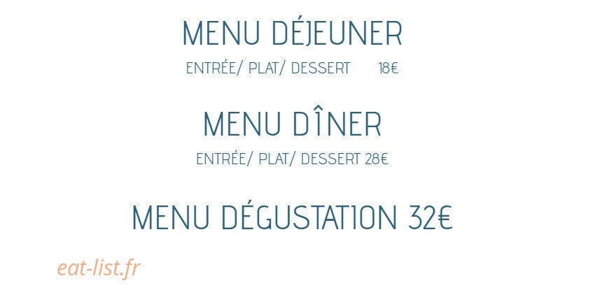 Aneto Bistrot — carte page 2