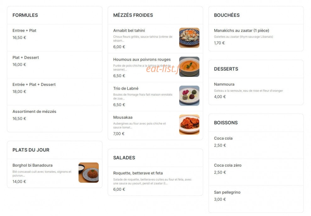 Anis Jaune — carte page 1