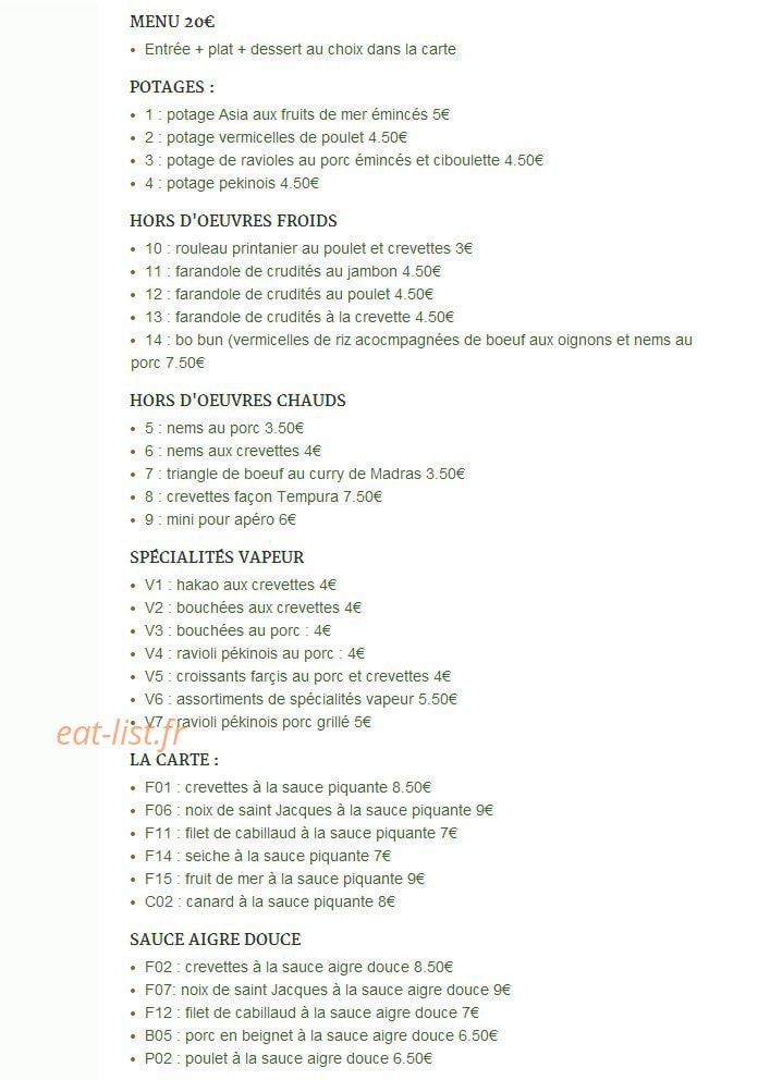 Asia box — carte page 3