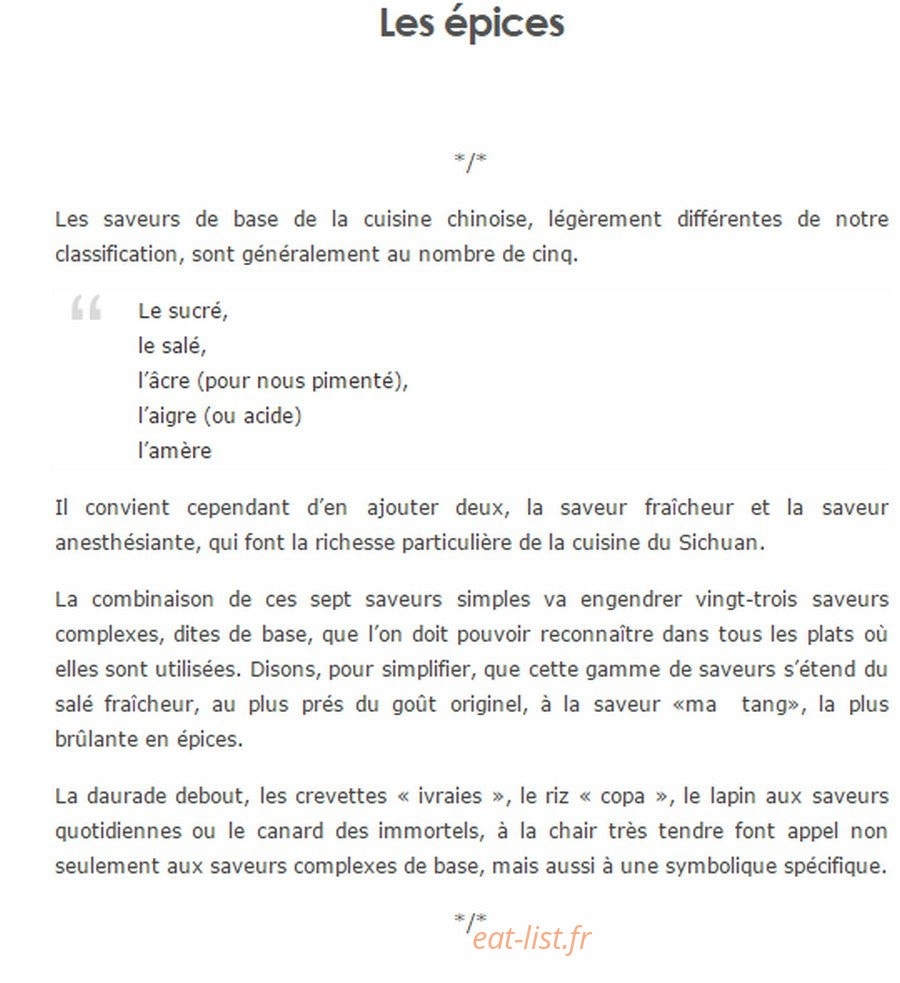 Au Bonheur du Palais — carte page 3