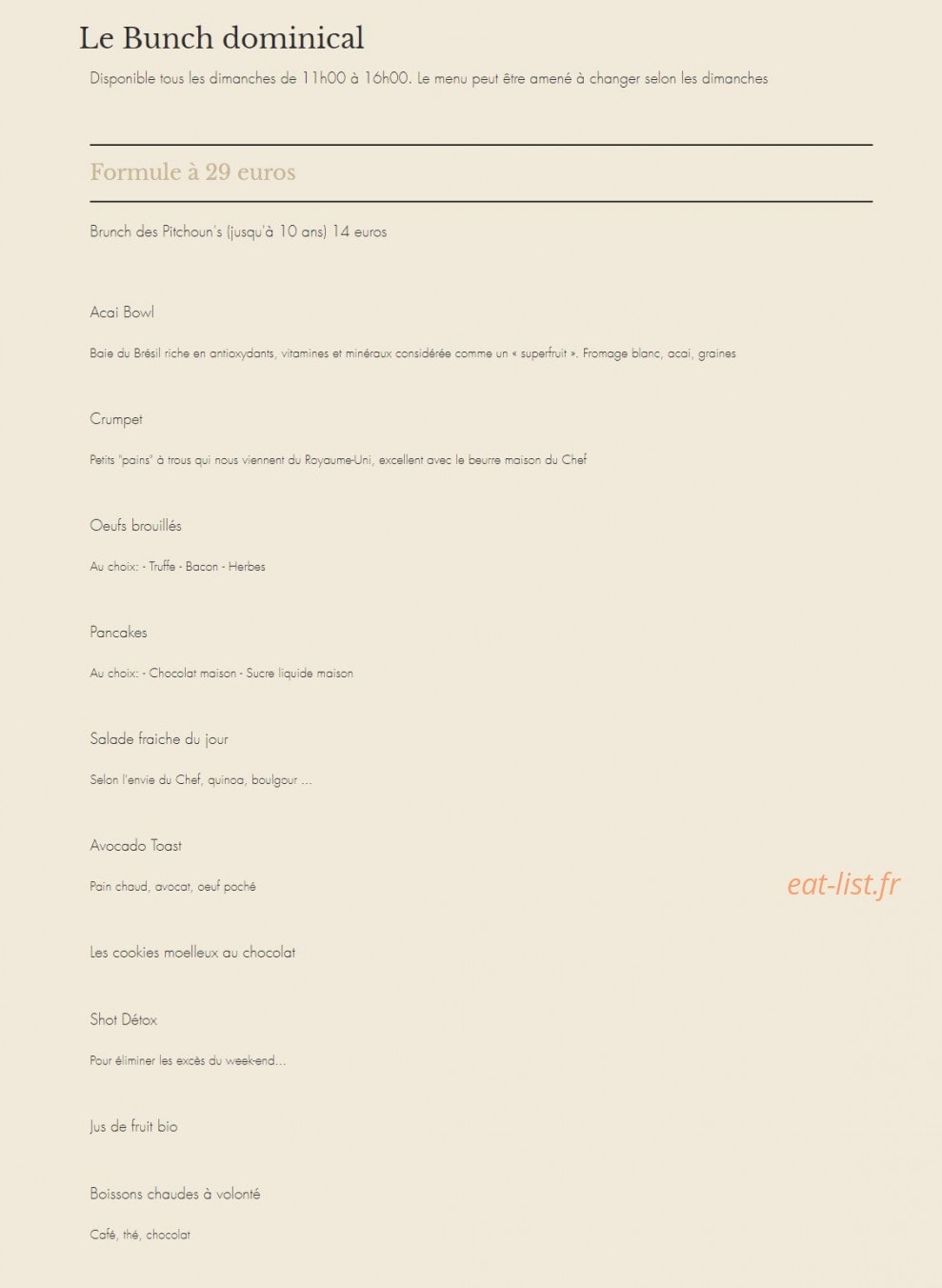 Au Couvent — carte page 2
