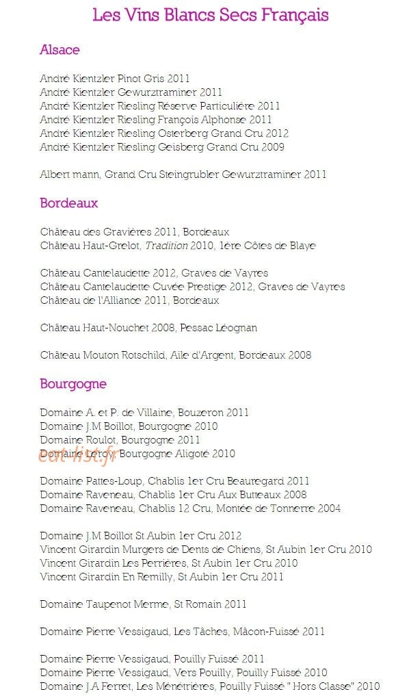 Aux quatre coins du vin — carte page 2