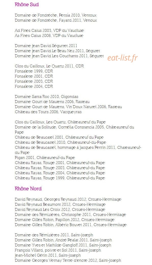 Aux quatre coins du vin — carte page 13