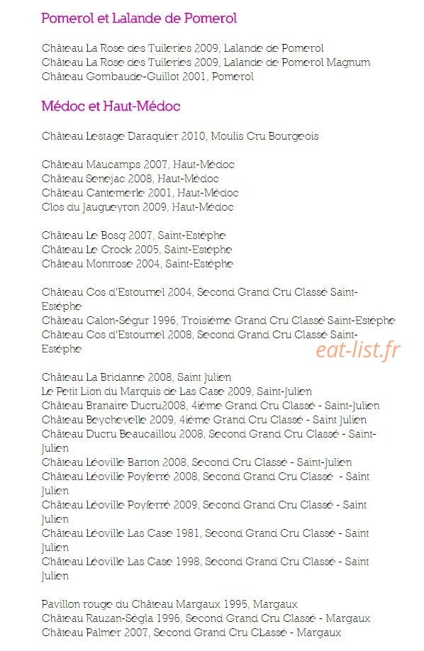 Aux quatre coins du vin — carte page 10