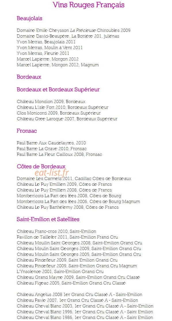 Aux quatre coins du vin — carte page 9