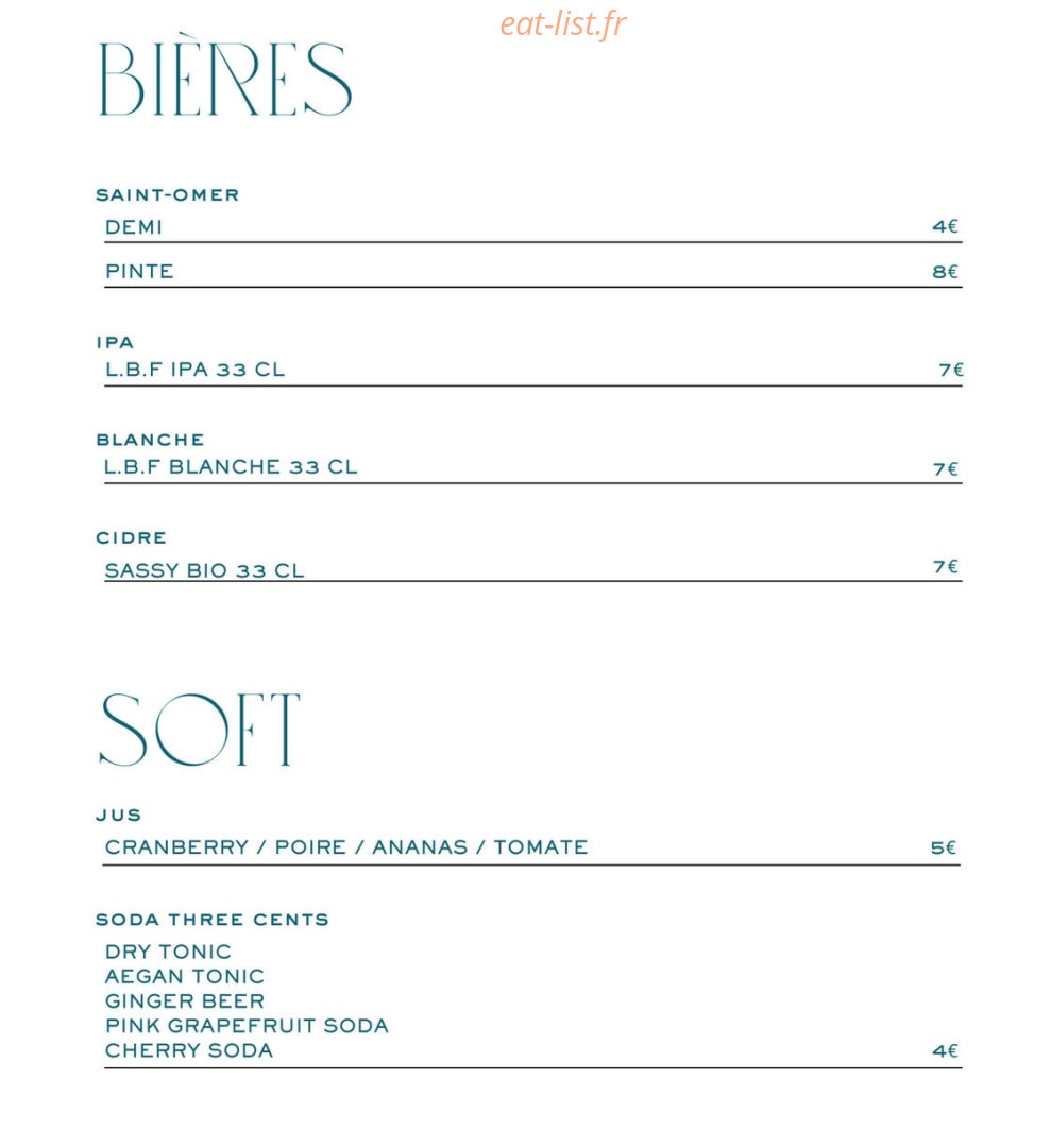 Ayawasca Cocktail Club — carte page 3
