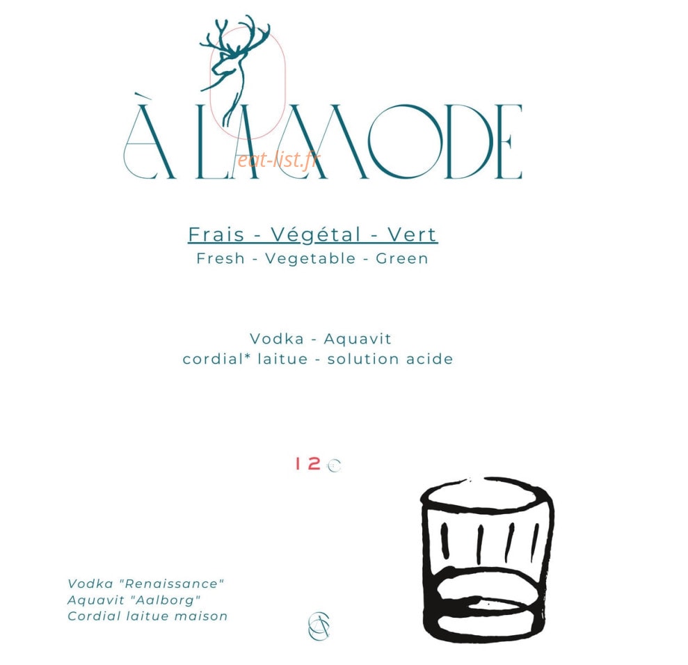 Ayawasca Cocktail Club — carte page 13