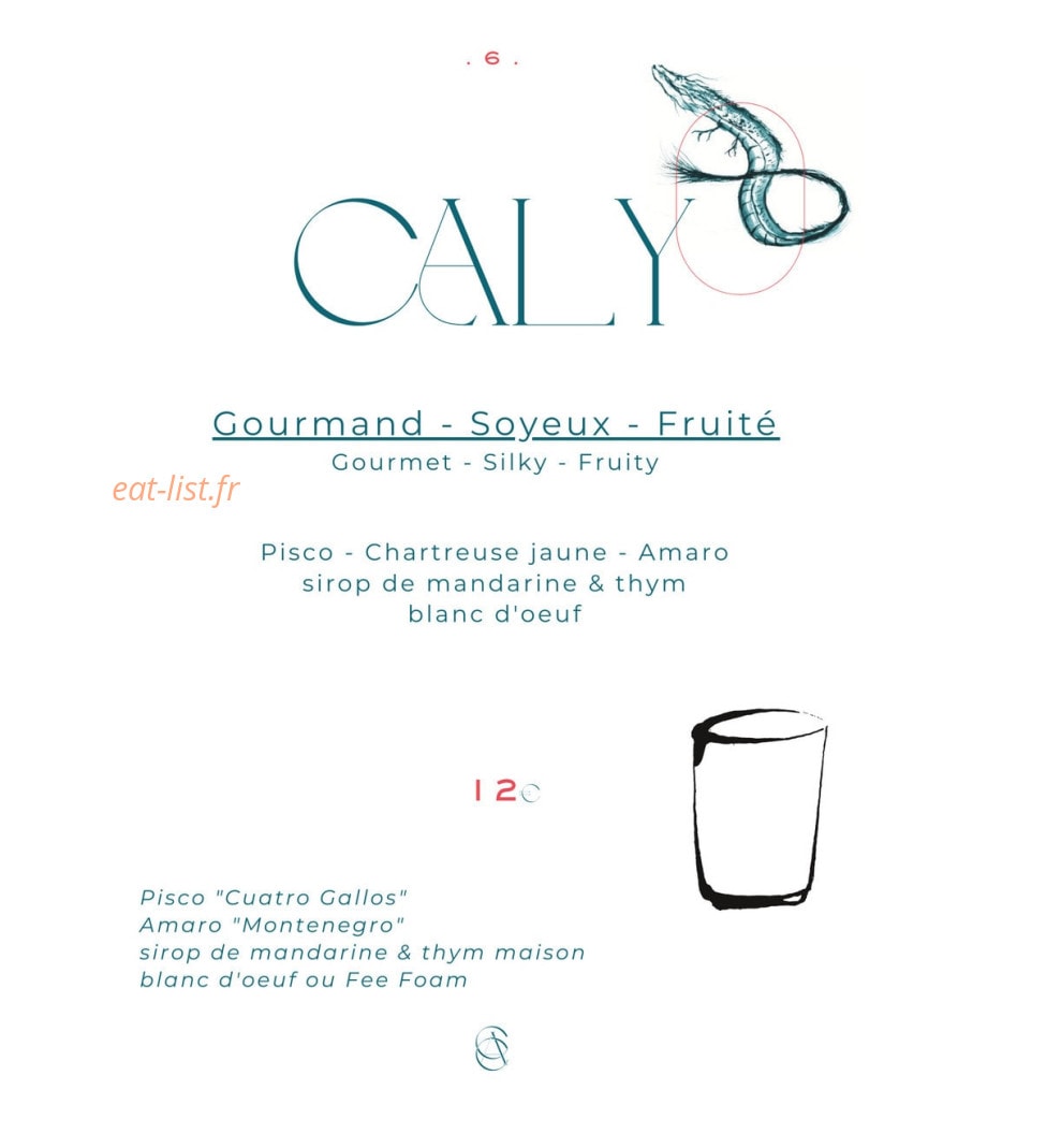 Ayawasca Cocktail Club — carte page 16