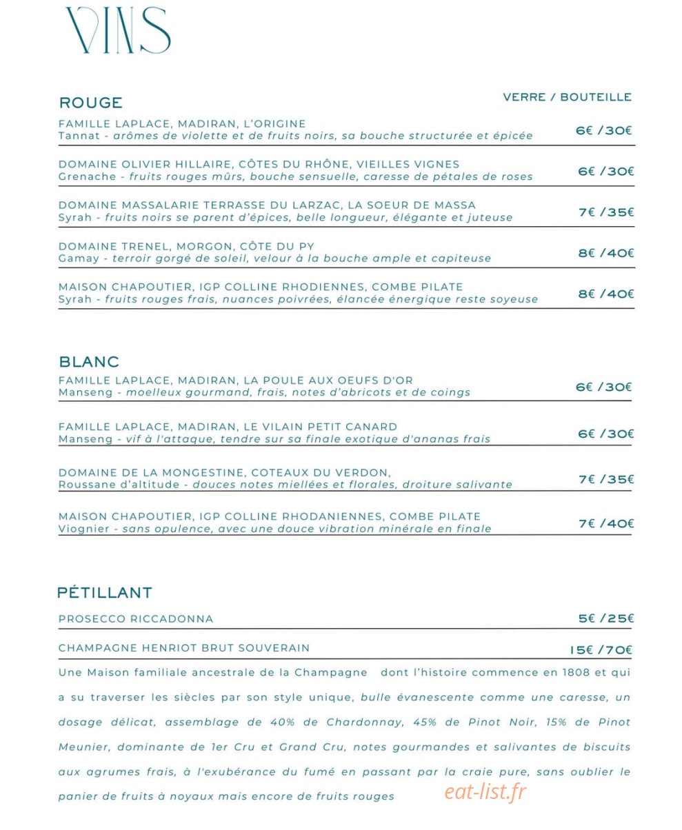 Ayawasca Cocktail Club — carte page 2
