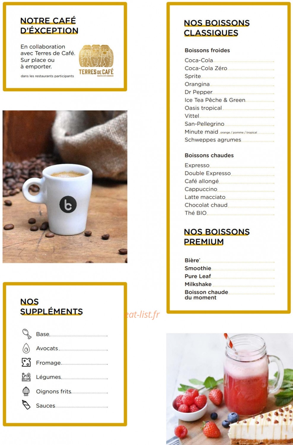 Bagel Corne — carte page 2
