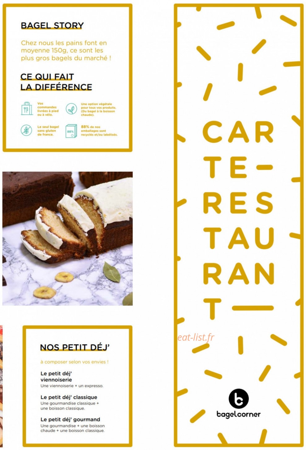 Bagel Corne — carte page 4