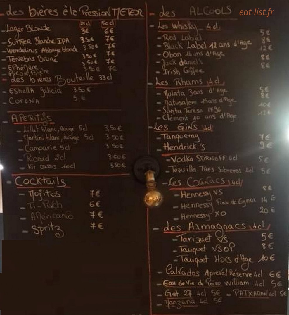 Bistrot Niel — carte page 4