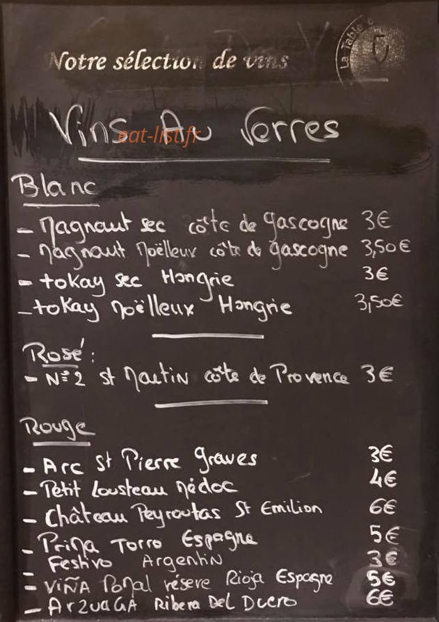 Bistrot Niel — carte page 3