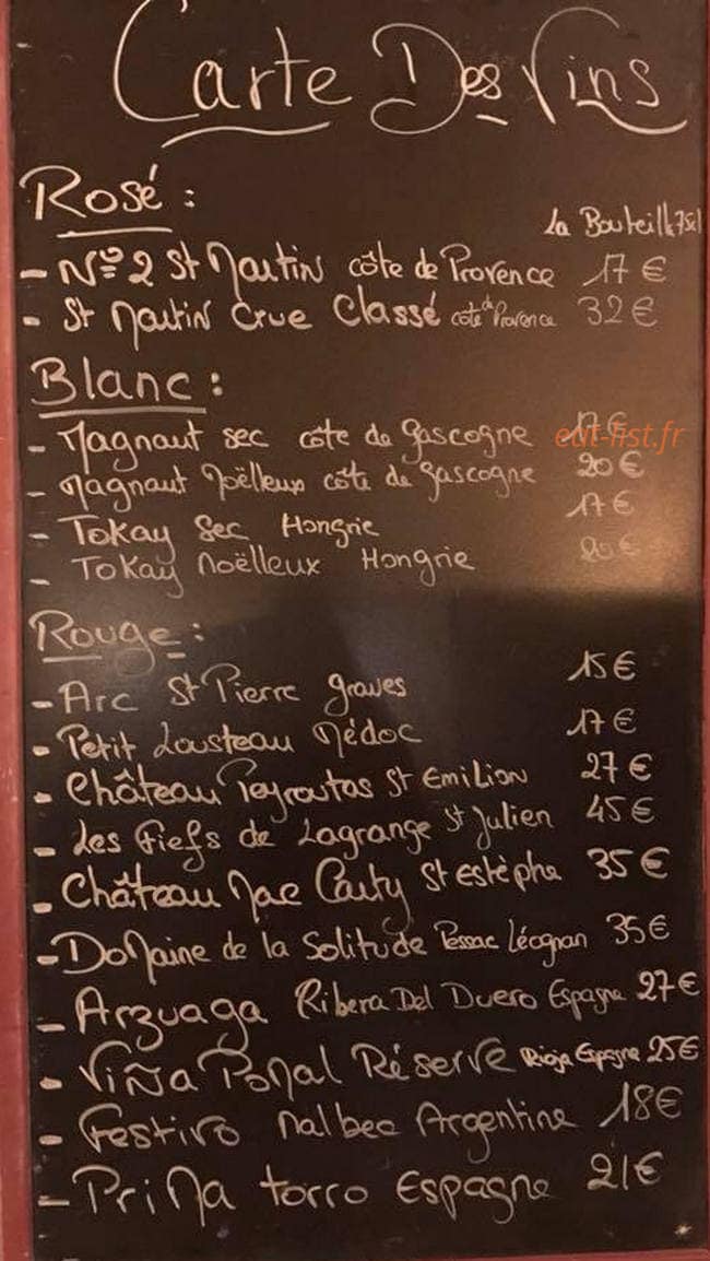 Bistrot Niel — carte page 6